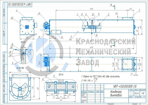Производство Смеситель универсальный УВС450